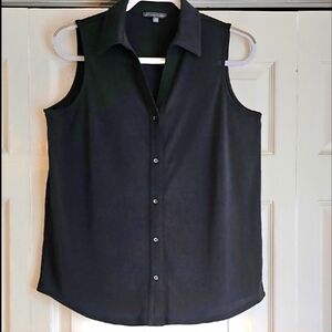 Adrianna Papell Black Tank Top Classic Sleeveless Style